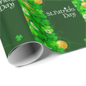 St. Patrick's Day 19 Wrapping Paper Geschenkpapier (Rolleneckpunkt)