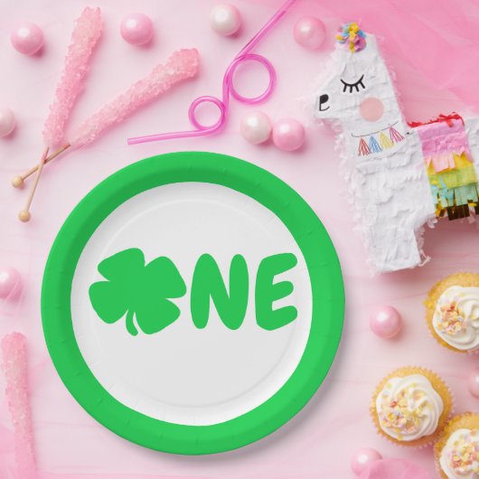 St Patrick's Day 1. Geburtstag Pappteller (Party)