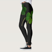 St Patrick's Day 2020 Irish Kleeblatt Grüner Text Leggings (Links)