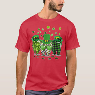 St Patrick's Day 2023 Niedlicher Karierter Stand D T-Shirt