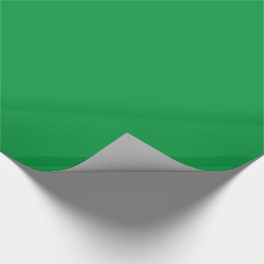 St Patrick's Day 2024 Kelly Green Elegant Classy Geschenkpapier (Ecke)