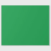 St Patrick's Day 2024 Kelly Green Elegant Classy Geschenkpapier (Flach)