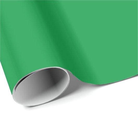 St Patrick's Day 2024 Kelly Green Elegant Classy Geschenkpapier (Rolleneckpunkt)