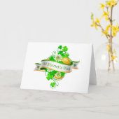 St. Patrick's Day 20 Card Karte (Gelbe Blume)