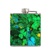 St.Patrick's Day 26 Wrapped Flask Options Flachmann (Rückseite)