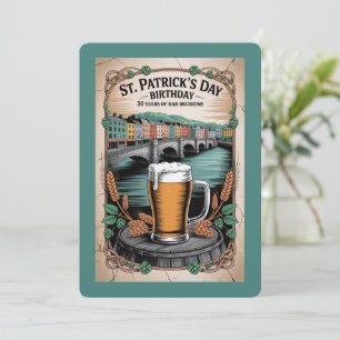 St. Patrick's Day 30. Geburtstagskarte Feiertagskarte