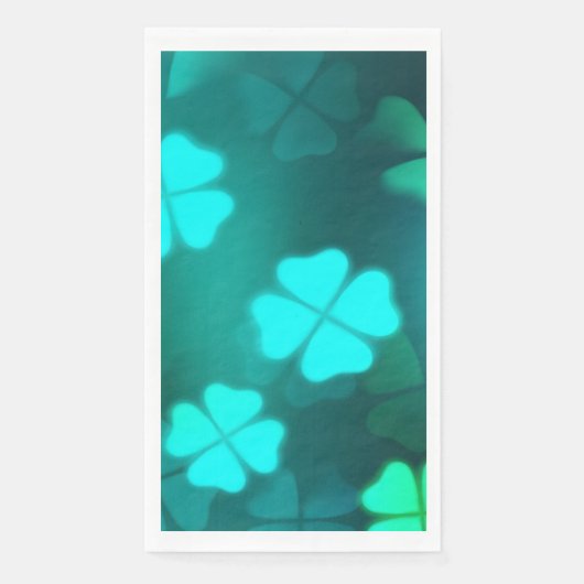 St. Patrick's Day 4 Leaf Clover Napkins Serviette (Vorderseite)