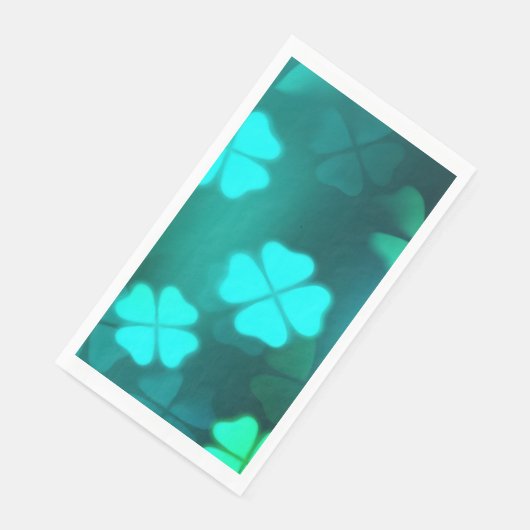 St. Patrick's Day 4 Leaf Clover Napkins Serviette (Ecke)