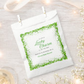 St Patrick's Day A Little Lucky Charm Baby Shower  Geschenktütchen (Ausgeschnitten)