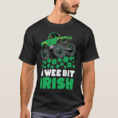 St Patricks Day A WBit Irish Monster Truck T-Shirt (Vorderseite)