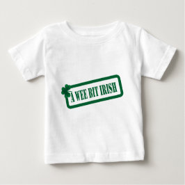 St Patrick's Day A Wee Bit Irish Säugling T - Shir Baby T-shirt
