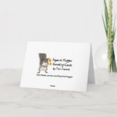 St. Patrick's Day Abstrakt Irish Note Card Karte (Rückseite)