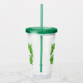 St. Patrick's Day Acrylic Plastic Tumbler Acryltrinkbecher (Rechts)