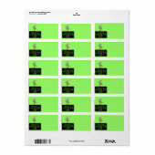 St. Patrick's Day Address Label Adressaufkleber (Vorne)