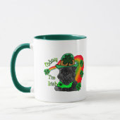 St Patrick's Day Affenpinscher Tasse (Links)