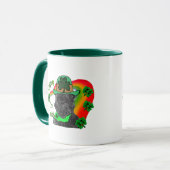 St Patrick's Day Affenpinscher Tasse (Vorderseite Links)