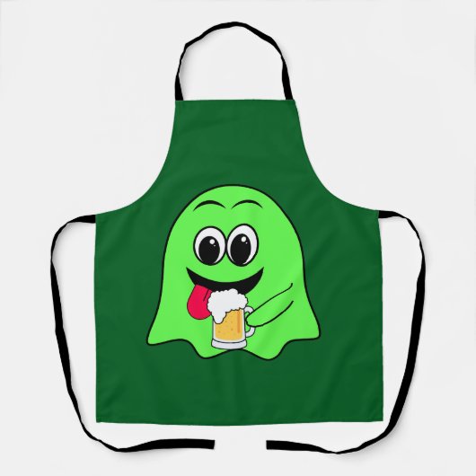 St. Patrick's Day Alkoholisches Getränk und Bier Schürze (Vorderseite)