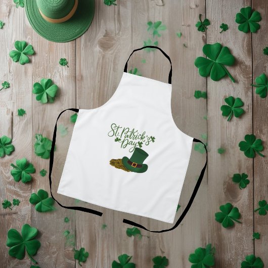 St. Patrick's Day All-Over Print Apron Schürze