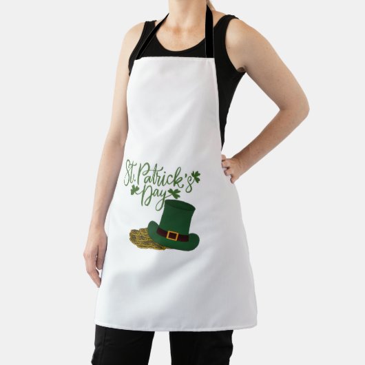 St. Patrick's Day All-Over Print Apron Schürze (InSitu)
