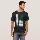 St. Patrick's Day American Flag T-Shirt (Vorne ganz)