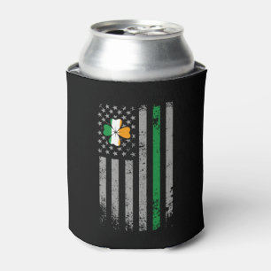 St Patricks Day American Irish Flag Kleeblatt Dosenkühler