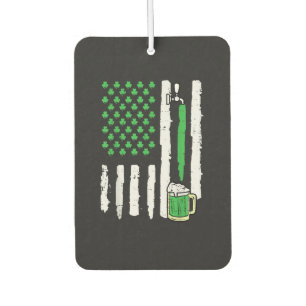 St Patricks Day Amerika-Flagge Heiliger Autolufterfrischer
