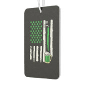 St Patricks Day Amerika-Flagge Heiliger Autolufterfrischer (Links)