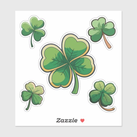 St. Patrick's Day and 4. Juli Celebration Aufkleber (Blatt)