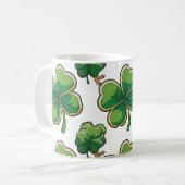 St. Patrick's Day and 4. Juli Celebration Kaffeetasse (Vorderseite Links)