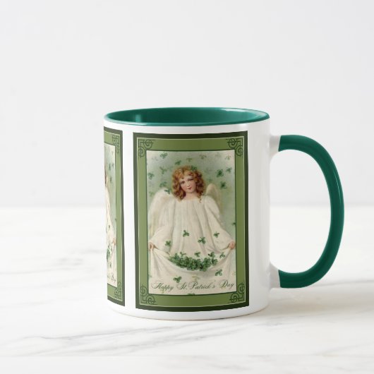 St. Patrick's Day Angel Tasse (Rechts)