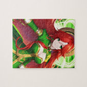 St. Patricks Day Anime Woman Puzzle (Horizontal)