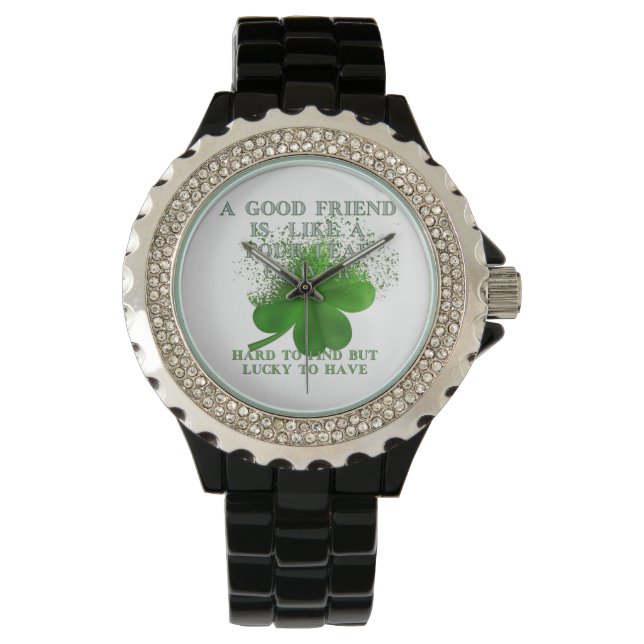 St. Patrick's Day Armbanduhr (Vorderseite)