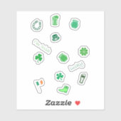 St. Patrick's Day Aufkleber (Blatt)