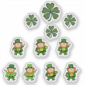 St. Patrick's Day Aufkleber (Vorderseite)