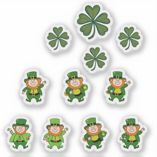 St. Patrick's Day Aufkleber (Vorderseite)