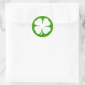 St Patricks Day Aufkleber mit glücklichen Charme U (Tasche)