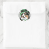 St. Patrick's Day Aussie Runder Aufkleber (Tasche)