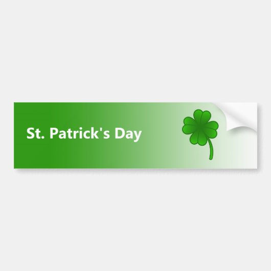 St. Patrick's Day Autoaufkleber (Vorne)