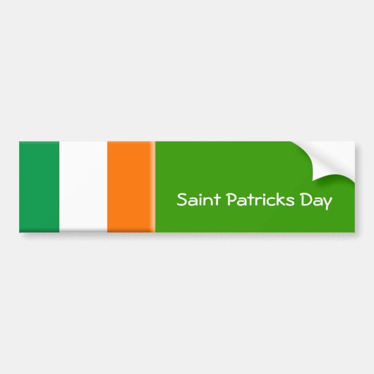 St. Patricks Day Autoaufkleber (Vorne)