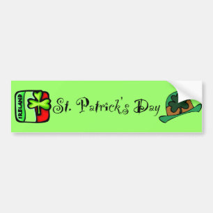 St. Patrick's Day Autoaufkleber
