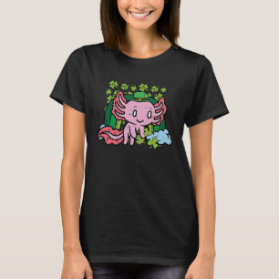 St Patricks Day Axolotl Saint Paddys Männer Frauen T-Shirt