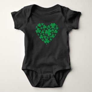 St. Patrick's Day Baby Bodysuit - Lucky Kleeblatt Strampler