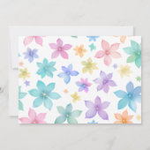 St Patricks Day Baby Dusche Leprechaun Girl Celtic Einladung (Rückseite)