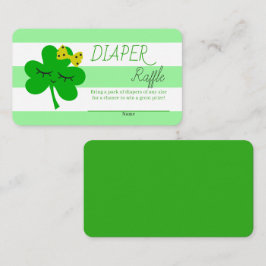 St Patrick's Day Baby Duwer Diaper Begleitkarte