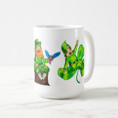 ST. PATRICK'S DAY BABY LEPRECHAUN KAFFEETASSE (VorderseiteRechts)