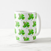 ST. PATRICK'S DAY BABY LEPRECHAUN KAFFEETASSE (VorderseiteRechts)