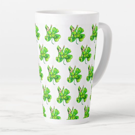   ST. PATRICK'S DAY BABY LEPRECHAUN MILCHTASSE (Rechte Ecke)