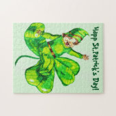 ST. PATRICK'S DAY BABY LEPRECHAUN PUZZLE (Horizontal)