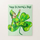 ST. PATRICK'S DAY BABY LEPRECHAUN PUZZLE (Vertikal)