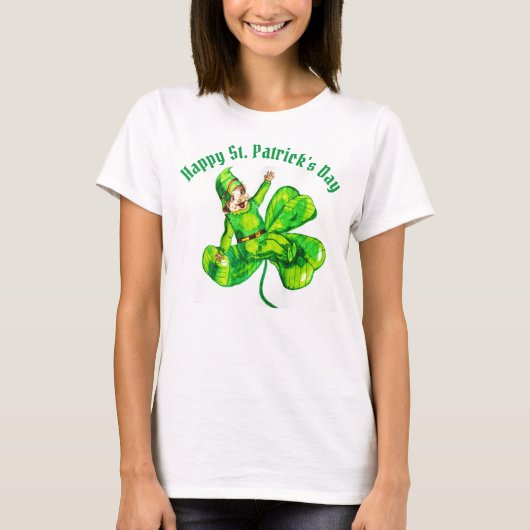 ST. PATRICK'S DAY BABY LEPRECHAUN T - Shirt (Vorderseite)